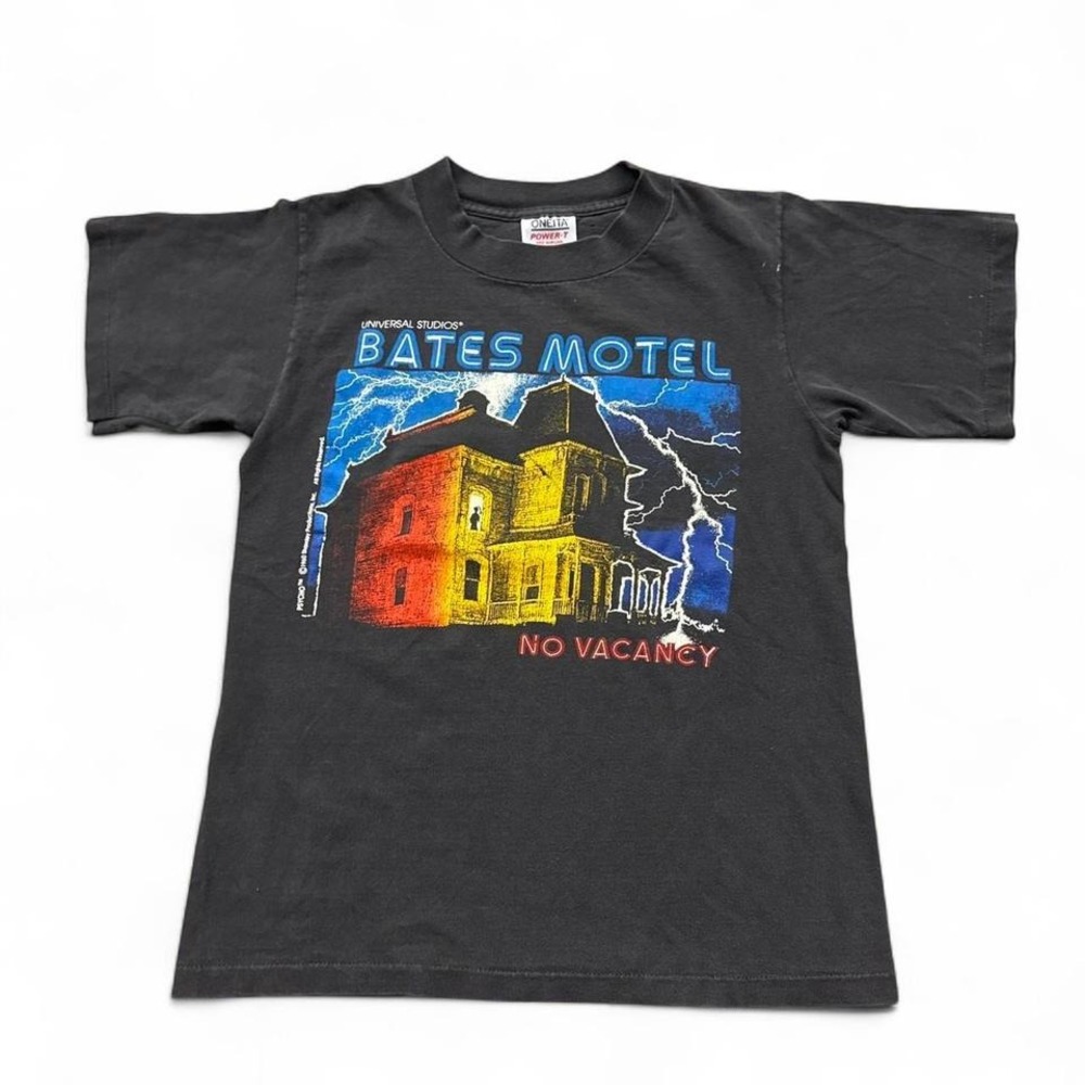 Vintage Bates Motel Universal Studios Psycho T Shirt Horror Movie 90s XXS XS